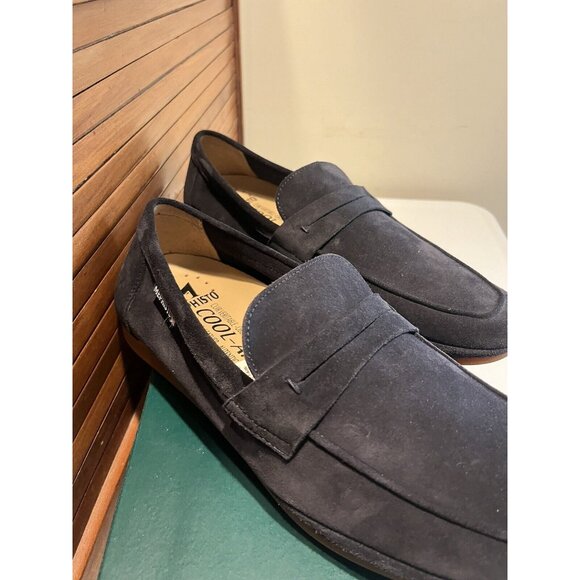New w/ Box MEPHISTO Alexis Mocassin Loafer Blue Suede 9855  EU 11.5  US 12 - Picture 5 of 13